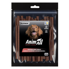 AnimAll PLATINUM Ласощі для собак М'ясні палички з яловичиною, 200 г