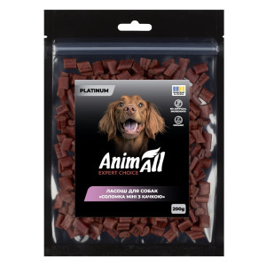 AnimAll PLATINUM Ласощі для собак Соломка міні з качкою, 200 г