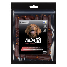 AnimAll PLATINUM Ласощі для собак Міні ковбаски з яловичиною 200 г