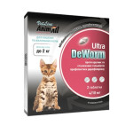 Антигельмінтний препарат AnimAll VetLine DeWorm Ультра для котів та кошенят до 2 кг, 2 таб