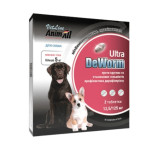 Антигельмінтний препарат AnimAll VetLine DeWorm Ультра для собак від 5 кг, 2 таб