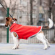 Жилет Pet Fashion «Fleecy» для собак, розмір M, червоно-сірий