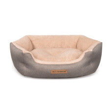 Лежак Pet Fashion Brig для собак, 58х48х20 см кавовий