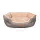 Лежак Pet Fashion Brig для собак, 58х48х20 см кавовий