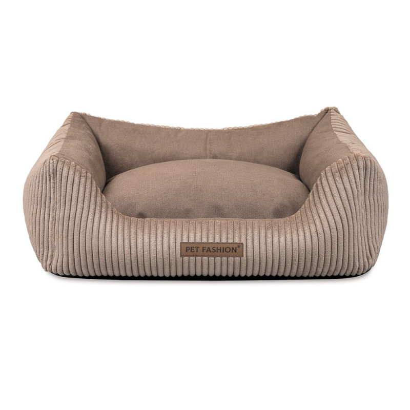 Лежак Pet Fashion DEVID для собак пісочний 62х50х19