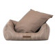 Лежак Pet Fashion DEVID для собак пісочний 62х50х19