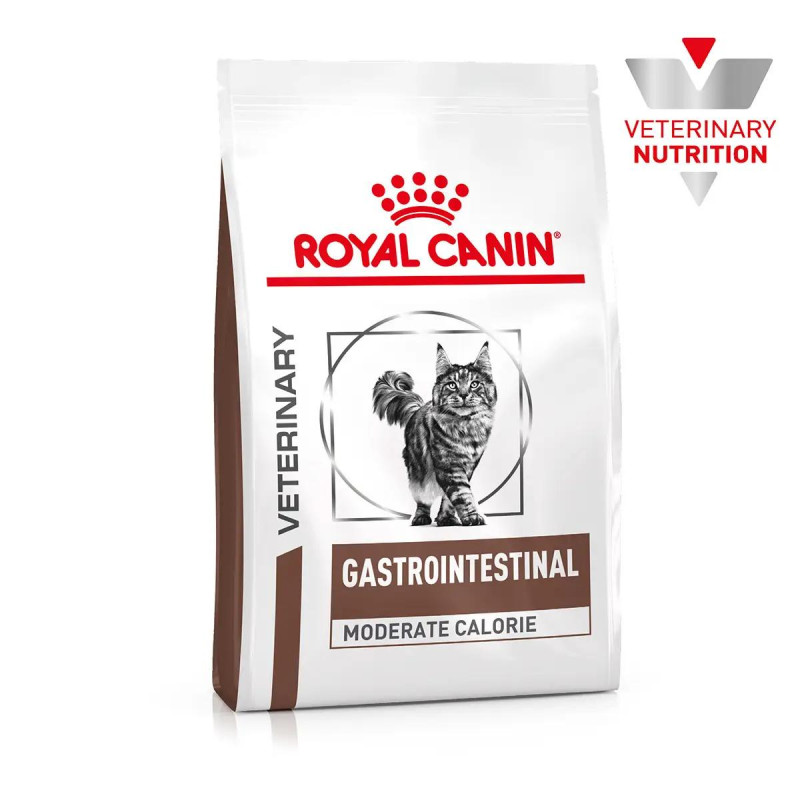 Сухой корм для котов ROYAL CANIN GASTROINTESTINAL MODERATE CALORIE  для поддержания ЖКТ с умеренной калорийностью, 4 кг