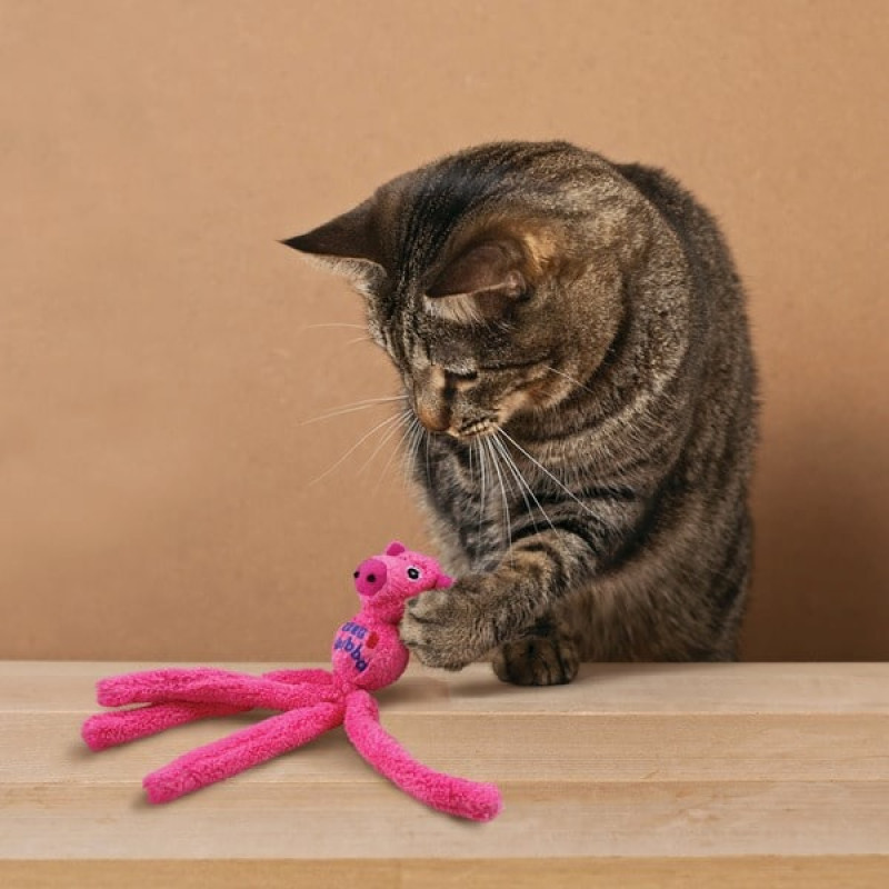 Іграшка для котів KONG Wubba Bunny Вубба Банні, кольори в асортименті