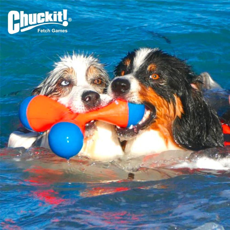 Игрушка CHUCKIT! TRI-BUMPER тройной плавучий бумеранг для собак средних размеров