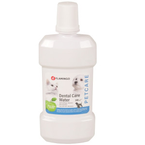 Flamingo Dental Care Water Ополіскувач ротової порожнини з ароматом яблука собак та котів, 300мл (517266)