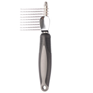 Гребінець Flamingo Detangler Long Comfort для розплутування довгої шерсті для собак, 9шт зубів |18х6см (517718)