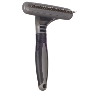 Граблі Flamingo Undercoat Rake з круглими зубчиками для вичісування підшерстя для собак, зубів 24шт|17,5х11,5см (517719)