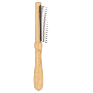 Гребінець Flamingo Comb Short/long Bamboo з короткими/довгими зубчиками для собак та котів (523066)