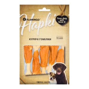 Ласощі Flamingo Фламінго кальциновані гомілки з м'ясом курки для собак 75г (611022)