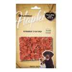 Ласощі Flamingo Фламінго кубики з м'ясом качки для собак 75г (611172)