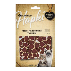 Ласощі Flamingo Фламінго роли з м’ясом тунця для котів 50г (611516)