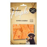 Ласощі Flamingo Фламінго слайси з м'ясом курки для собак 75г (611003)