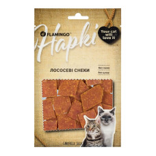Ласощі Flamingo снеки з м’ясом лосося та тріски для котів, 50 г