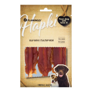 Ласощі Flamingo Фламінго палички з м'ясом качки для собак 75г (611141)