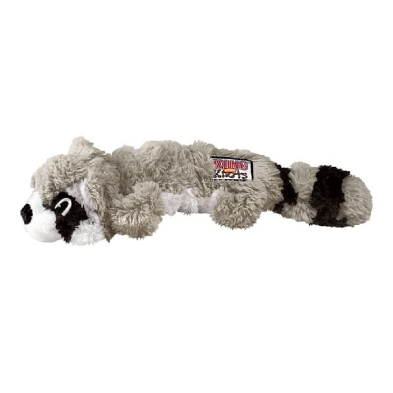 Іграшка м'яка для собак KONG Scrunch Knots Raccoon - Єнот, S/M