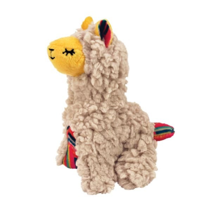 Іграшка для котів KONG Softies Buzzy Lama Софтис Баззи Лама, механічна із дзижчінням