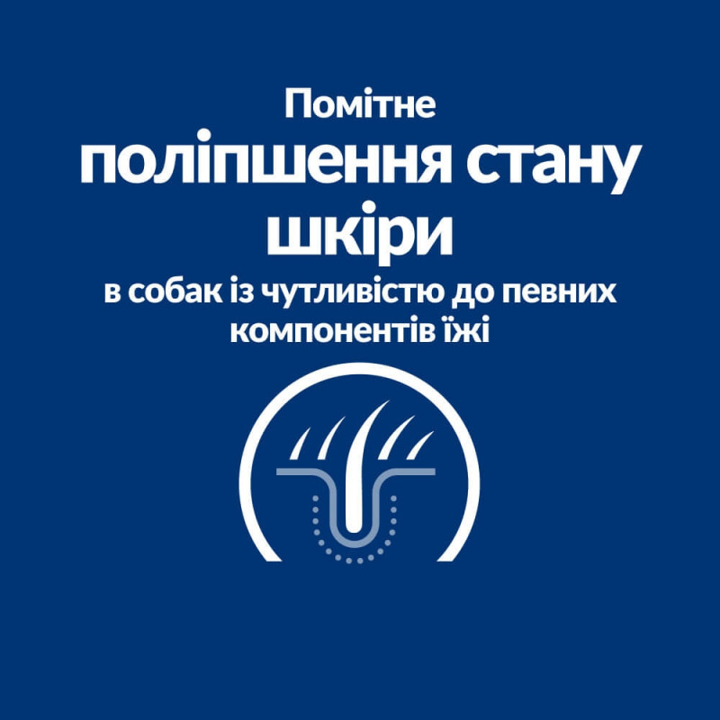 Hill’s PRESCRIPTION DIET Derm Complete Вологий корм для собак при харчовій алергії та атопічному дерматиті, консерва, 370 г