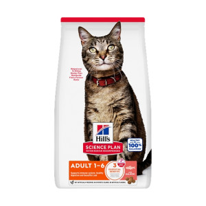 Hill's SCIENCE PLAN Adult Сухий корм для дорослих котів, з лососем, 3 кг