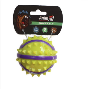 AnimAll GrizZzly АнімАлл Грізлі Іграшка для собак м'яч з шипами M, 8.4 см