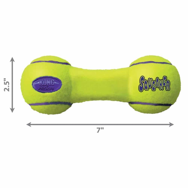 Игрушка KONG AirDog Squeaker Dumbbell воздушная гантель для собак средних пород, М