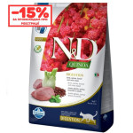 Сухий беззерновий корм Farmina N&D QUINOA DIGESTION LAMB & FENNEL для котів з порушенням травлення. Ягня, кіноа, фенхель та мята. 5кг