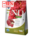 Сухий беззерновий корм Farmina N&D QUINOA URINARY DUCK & CRANBERRY для котів з проблемами сечевипускання. Качка, кіноа, журавлина та ромашка. 5кг