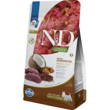 Фарміна дог сухий N&D QUINOA DOG SKIN & COAT. VENISON & COCONUT ADULT MINI з олениною та кокосом 800g 39927