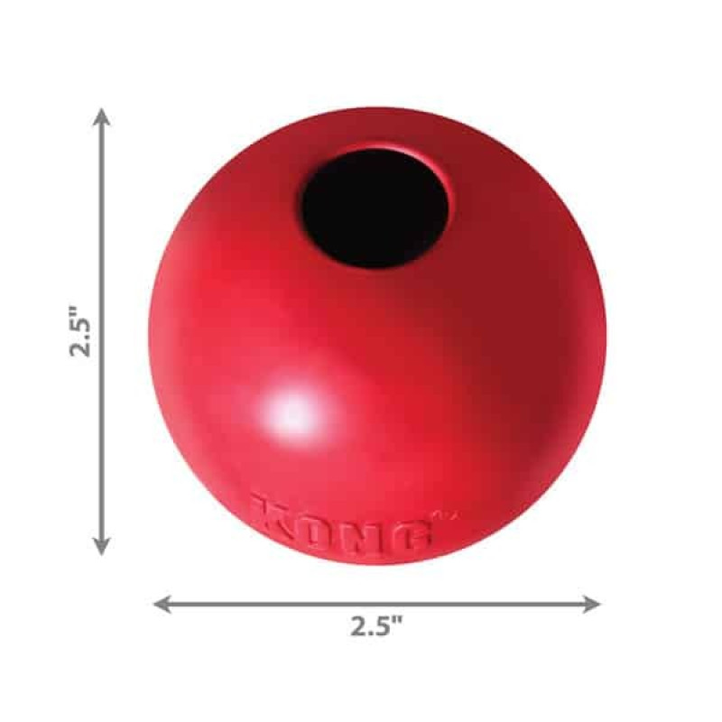 Іграшка для собак KONG Ball w/Hole -М'яч з отвором, M/L