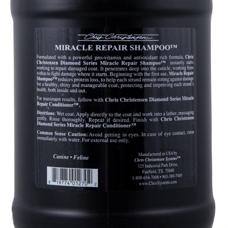 Шампунь для собак і котів Chris Christensen Miracle Repair для догляду за шерстю 3.8 л