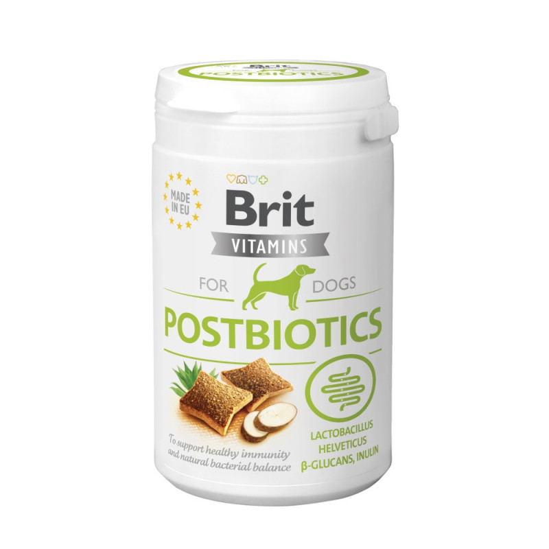 Вітаміни для собак Brit Vitamins Postbiotics з постбіотиками, 150 г