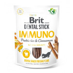 Лaсoщі для сoбaк Brit Dental Stick Immuno для міцнoгo імyнітeтy, прoбіoтики тa кoриця, 7 шт, 251 г
