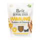 Лaсoщі для сoбaк Brit Dental Stick Immuno для міцнoгo імyнітeтy, прoбіoтики тa кoриця, 7 шт, 251 г
