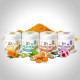 Вітаміни для собак Brit Vitamins Immunity Booster 120 g для імунітету 60 таблеток
