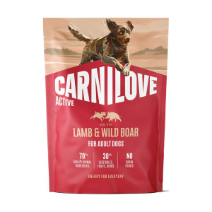 Корм сухой Carnilove Active Lamb & Wild Boar для собак ягненок и дикий кабан 1,5 кг