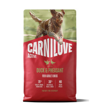 Корм сухой Carnilove Active Duck & Pheasant для собак утка и фазан 4 кг