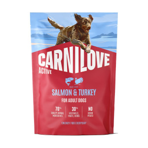 Корм сухой Carnilove Active Salmon & Turkey для собак лосось и индейка 1,5 кг