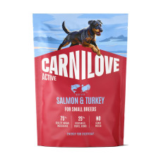 Корм сухой Carnilove Active Salmon & Turkey Small Breed для собак мелких пород лосось и индейка 1,5 кг