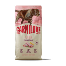 Корм сухой Carnilove True Fresh Turkey для собак индейка 12 кг