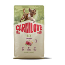Корм сухой Carnilove True Fresh Puppy для щенков утка 4 кг