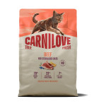 Корм сухой Carnilove True Fresh Beef Sterilised для стерилизованных кошек говядина 2 кг