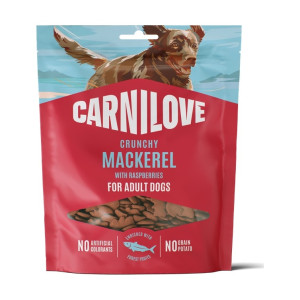 Лакомства Carnilove Crunchy Snack Mackerel with Raspberries для собак хрустящие скумбрия и малина 200 г