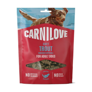 Лакомства Carnilove Soft Snack Trout with Dill для собак мягкие форель и укроп 200 г