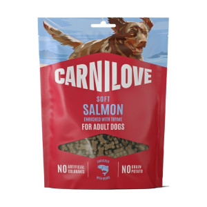 Лакомства Carnilove Soft Snack Salmon with Thyme для собак мягкие лосось и тимьян 200 г