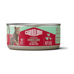 Корм вологий Carnilove Chicken, Duck & Pheasant для котів паштет курка, качка і фазан 100 г