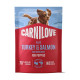 Корм влажный Carnilove Turkey & Salmon with Blueberries для щенков паштет индейка и лосось с черникой 300 г